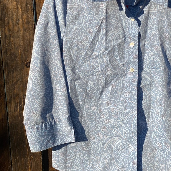 Land’s End Paisley Fitted Blouse - Picture 2 of 6